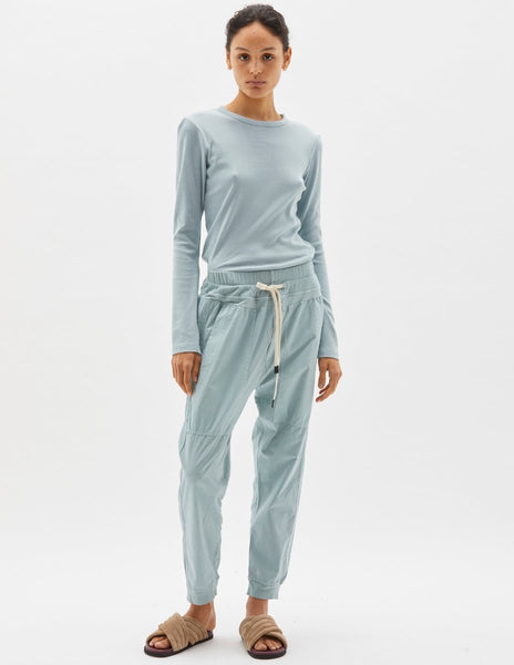 Utility Cotton Jersey Pant | Duck Egg - Skjønn Concept Store