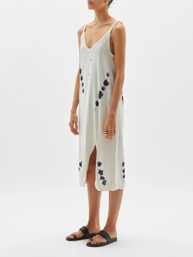 V Neck Jersey Slip Dress | Splatter - Skjønn Concept Store