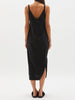V Neck Slip Jersey Slip Dress | Black - Skjønn Concept Store
