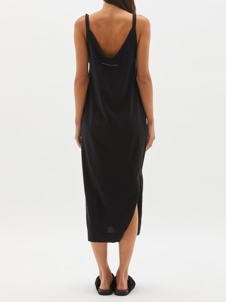 bassike v neck jersey slip dress V Neck Jersey Slip Dress BASSIKE