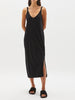 V Neck Slip Jersey Slip Dress | Black - Skjønn Concept Store