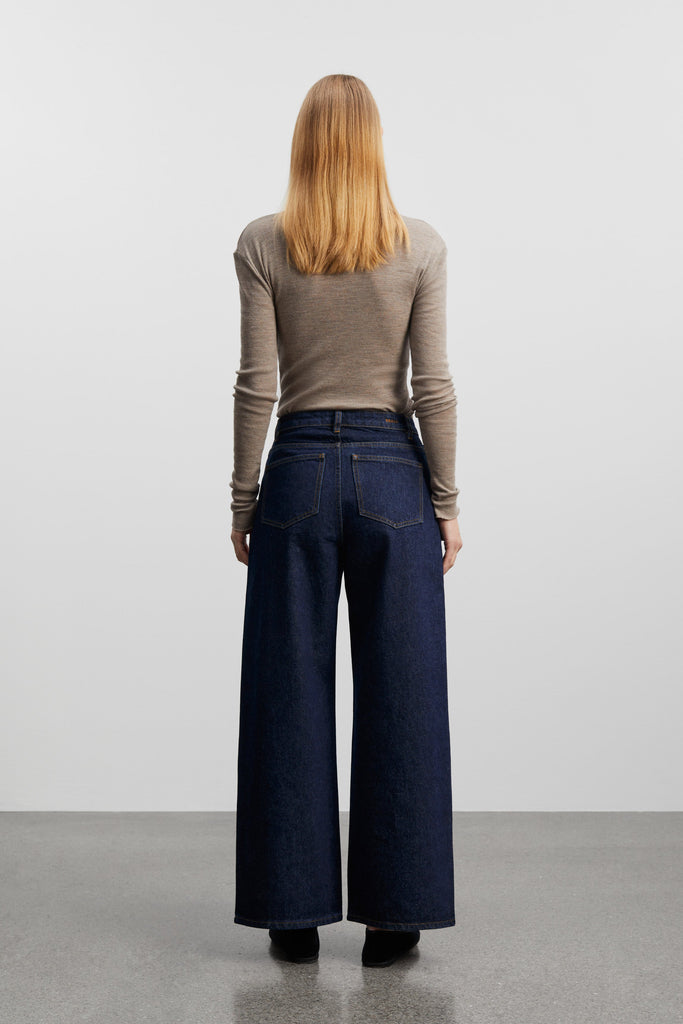 Wide Leg Jeans | Indigo Blue - Skjønn Concept Store